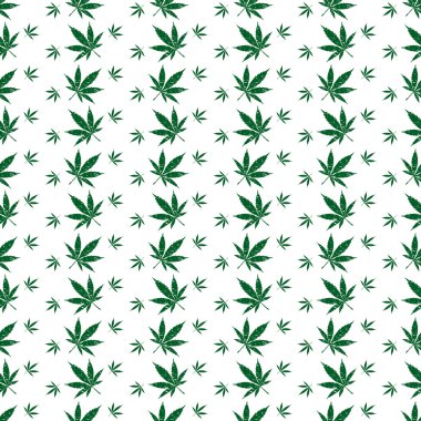 Esrar yaprak soyut yinelenen desen. 