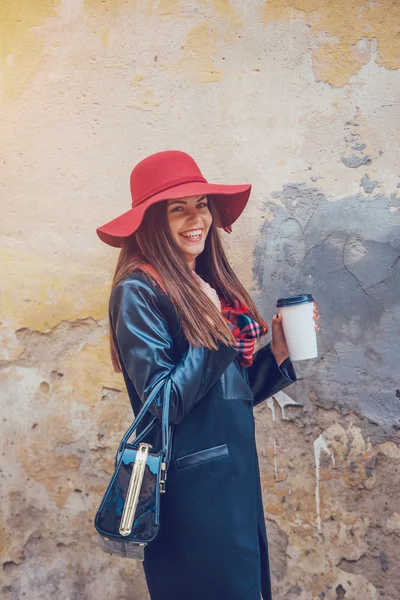 Pretty girls on a walk — Stock Photo, Image