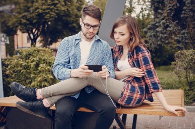 seven çift bir Café