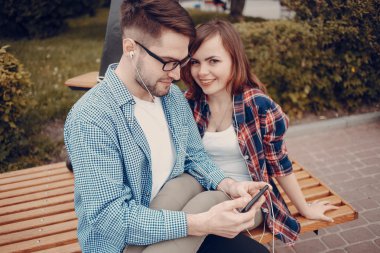 seven çift bir Café