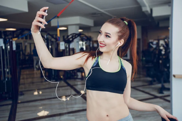 Fitness Mädchen hd — Stockfoto
