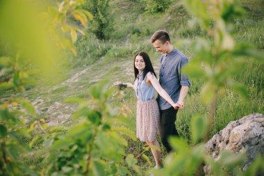 doğa üzerinde çift