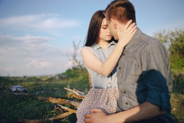 doğa üzerinde çift