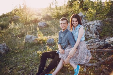 doğa üzerinde çift