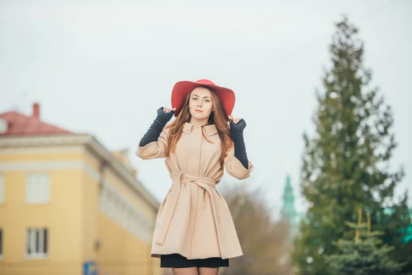 Pretty girls on a walk — Stock Photo, Image