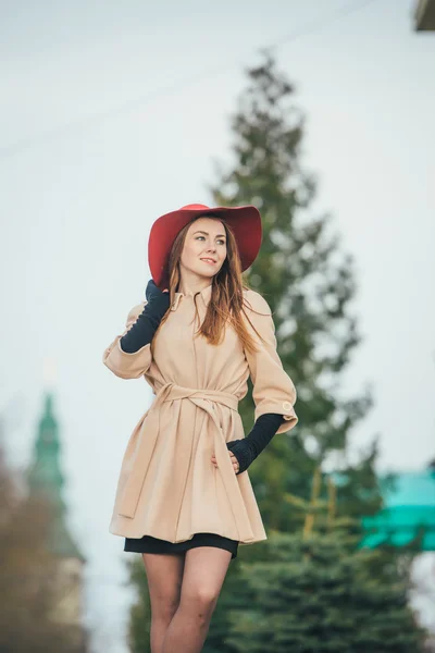 Pretty girls on a walk — Stock Photo, Image