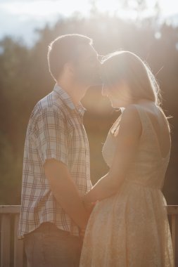 Birbirine aşık çift