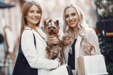 Bir yaz şehrinde iki zarif kadın