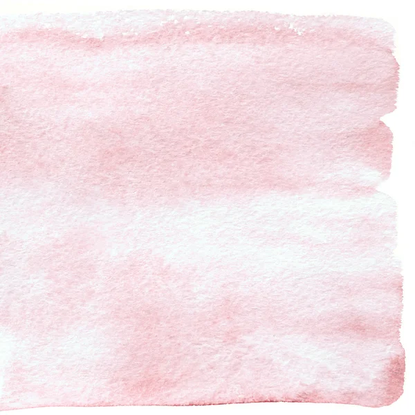 Рожевий кварцовий квадратний банер. Акварельний фон — стокове фото