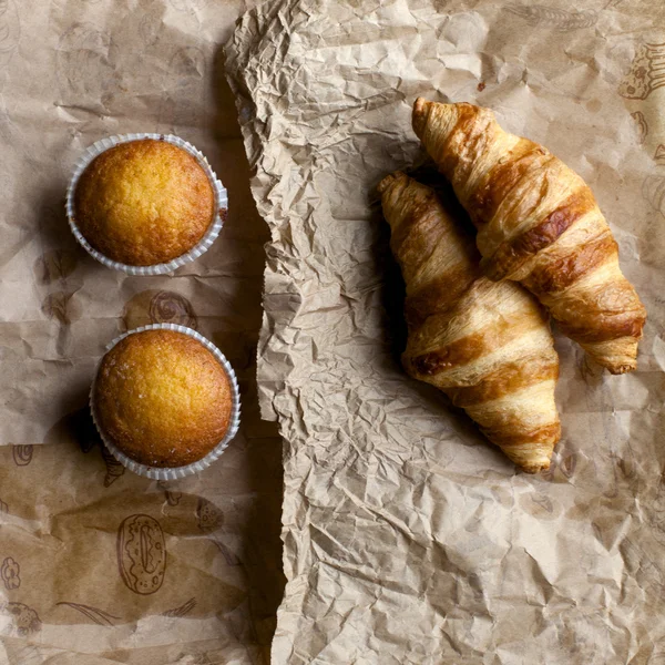 Muffin and croissant Stock Photos, Royalty Free Muffin and croissant