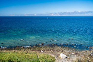 Baltık Denizi 'ndeki Cape Arkona sahili manzarası