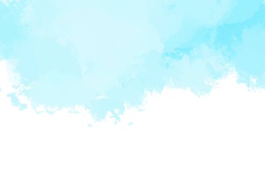 Renkli suluboya arka plan. Renkli akvaryum arka planı. Elle çizilmiş suluboya lekesi. Suluboya tarzında soyut pankart