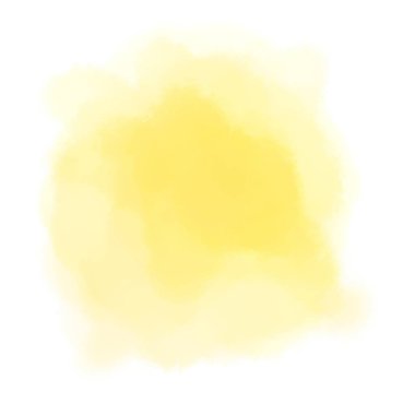 İzole edilmiş beyaz arka planda renkli suluboya lekesi. Renkli akvaryum beneği