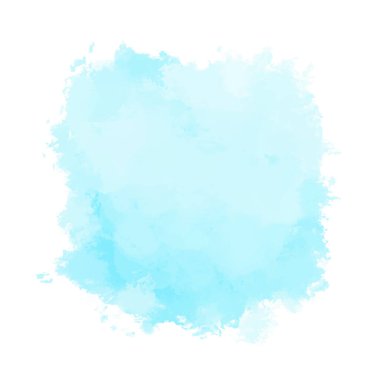 İzole edilmiş beyaz üzerinde renkli bir nokta. Renkli leke. Parlak bulanık leke. Moda etiketi fırça darbesi arka planı