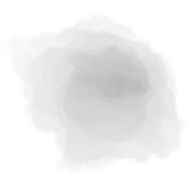 Beyaz üzerine tek renkli leke. El çizimi bir nesne. Bulanık ışık lekesi. El çizimi sanat eseri