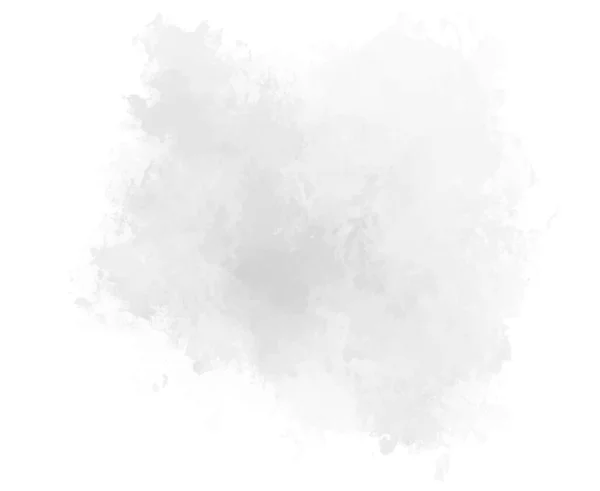 Abstrakter Fleck Auf Weiß Handgezeichnetes Gemaltes Element Schwarz Weiß Illustration — Stockvektor