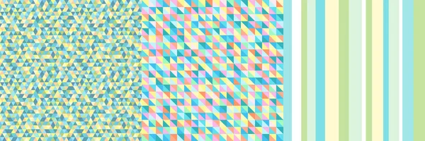 Renkli Geometrik Arka Planlar Kusursuz Renkli Bir Doku Geometrik Duvar — Stok Vektör