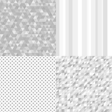 Soyut kalıplar dizisi. Kusursuz bir geçmişi var. Farklı geometrik duvar kağıtları