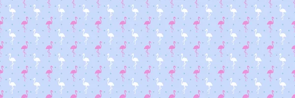 Бесшовные Пунктирные Обои Фламинго Абстрактная Точка Текстуры Точки Рисунка Дизайна — стоковый вектор