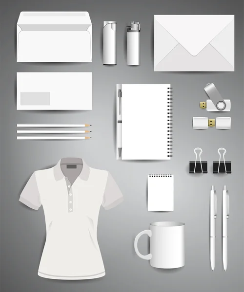 Hisse senedi vektör mockup set 