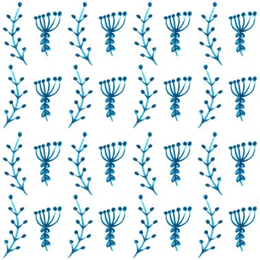 Basit çiçek sorunsuz suluboya arka plan