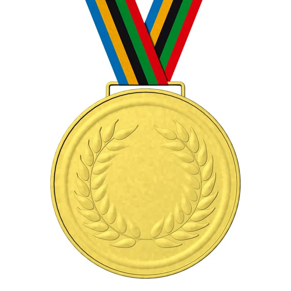 Olympic Gold Medals - 3D illustration — Stock Photo, Image