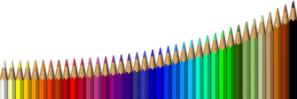 Colored pencils background — Stock Photo, Image