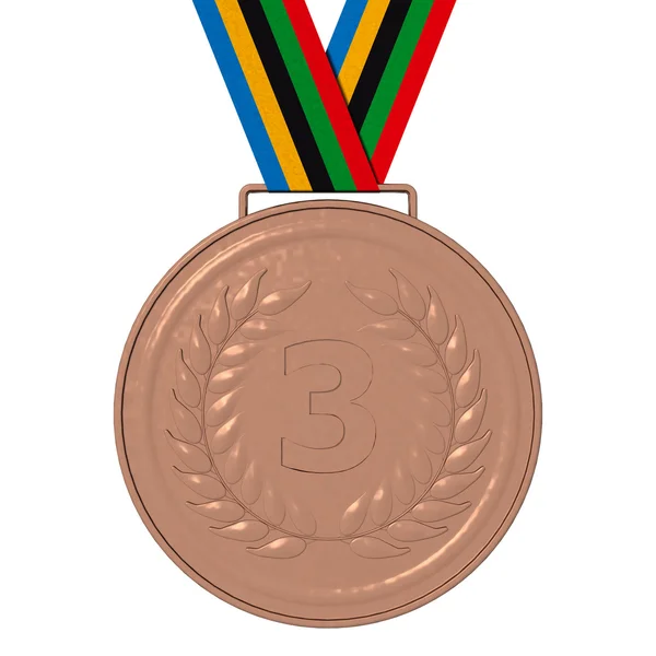 Medaglie olimpiche di bronzo — Foto Stock