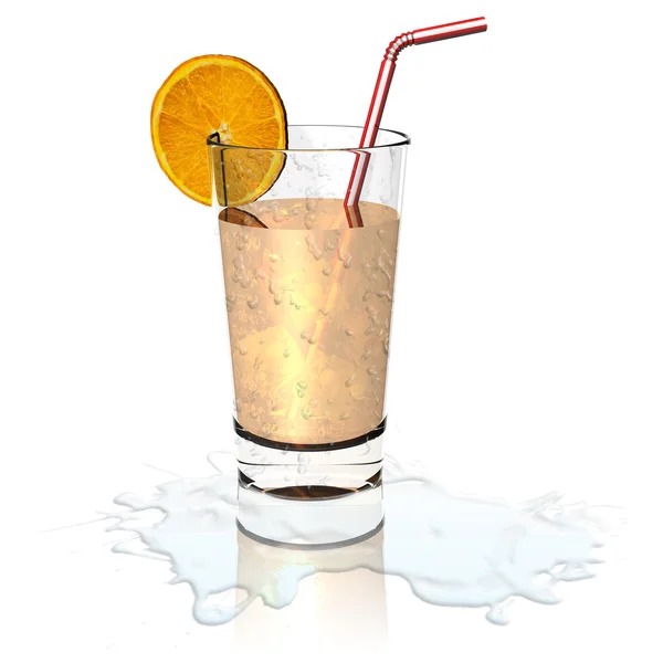 Bebida de Verão Laranja — Fotografia de Stock