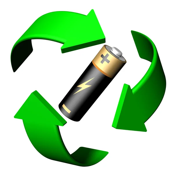 Batteria. Eco-friendly — Foto Stock