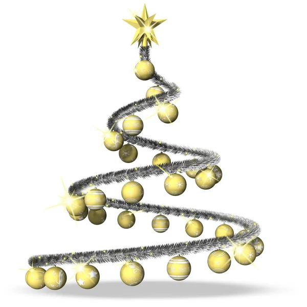 Christmas Christmas Decoration Form Fir — Stock Photo, Image