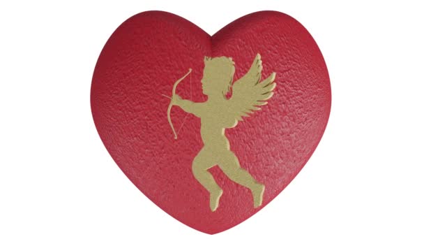 ビデオだ 映像だ 愛の象徴 ハート 愛のシンボル バレンタインデーに適しています — ストック動画