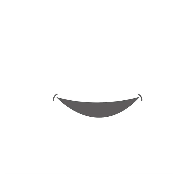 Smile Vector Icoon Eps Achtergrond — Stockvector