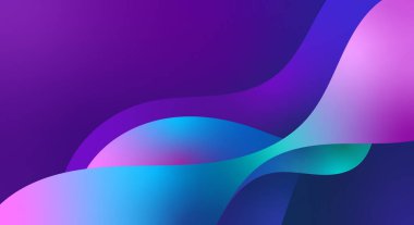 Sıvı dalgalı sıvı gradyan şekilleri arka plan tasarımı