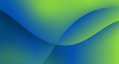 Basit mavi ve yeşil gradyan arkaplan duvar kağıdı