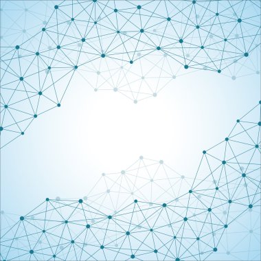 Dna ve nöronlar yapısı molekül. Arka plan. Tıp, bilim, teknoloji. Vektör çizim tasarımınız için