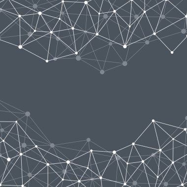 Dna ve nöronlar yapısı molekül. Arka plan. Tıp, bilim, teknoloji. Vektör çizim tasarımınız için