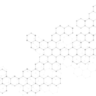 Dna ve nöronlar yapısı molekül. Arka plan. Tıp, bilim, teknoloji. Vektör çizim tasarımınız için