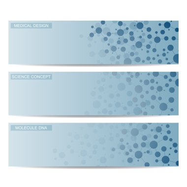 Modern bilim afiş. Dna ve nöronlar molekül yapısı