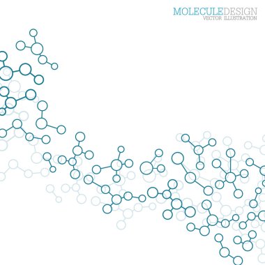 Dna ve nöronlar yapısı molekül. Arka plan. Tıp, bilim, teknoloji. Vektör çizim tasarımınız için