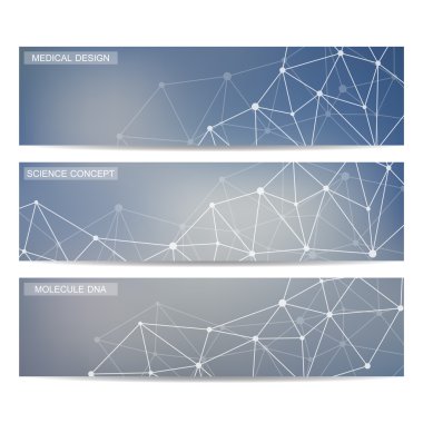 Modern bilim afiş. Dna ve nöronlar molekül yapısı