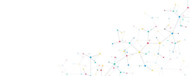 Moleküler yapı ve genetik mühendisliğin vektör çizimi, DNA molekülleri, sinir ağı, bilimsel araştırma. Yenilik teknolojisi, bilim, sağlık ve tıp için soyut bir arkaplan