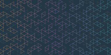 Basit üçgen şekilli kusursuz geometrik desenli soyut vektör arkaplanı. Tarz vektör dokusu.