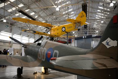 Cosford, Shifnal, İngiltere, 31 Ocak 2026: Cosford RAF Uçak Müzesi UK. Tarihi askeri uçak geniş bir müze hangarında sergileniyor..