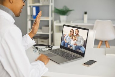 TeleHealth, telemedicine ve online Medicare cocnept