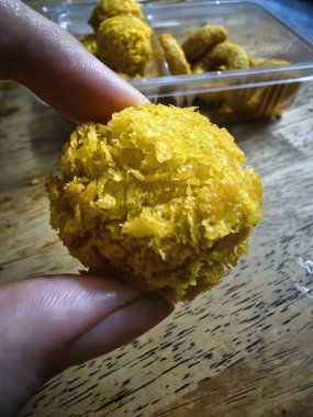 Lezzetli altın aperatif hazırlama ev yemeği fotoğraf konforlu çevre yakın çekim aşçılık seo etkisi için