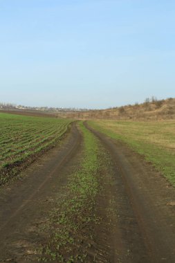kırsal kesimde toprak yol