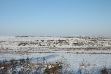 Kışın manzara, Rusya