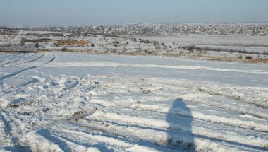 Karlı kış manzarası