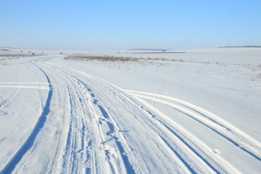 Rusya 'da kış manzarası